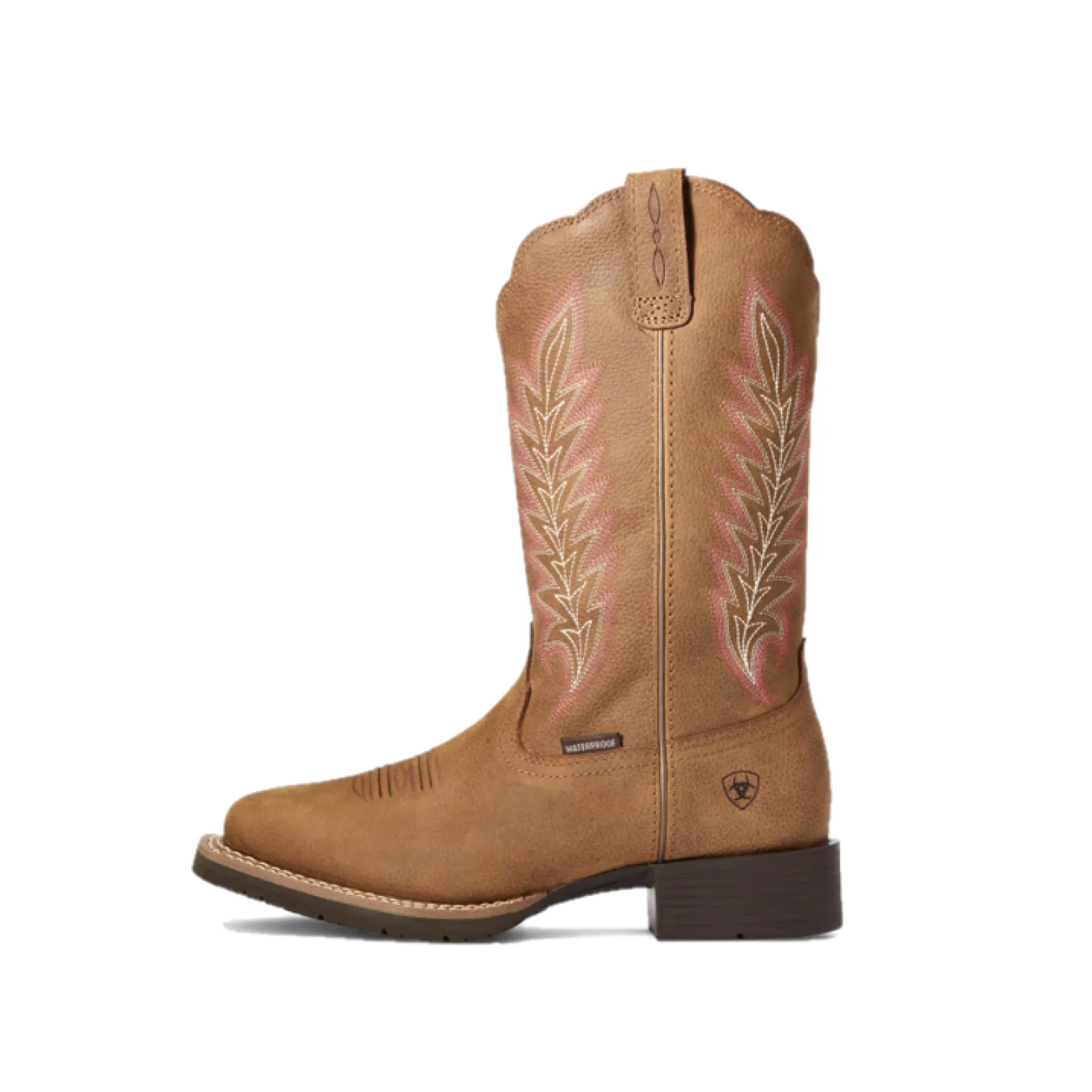 Ariat Ladies Hybrid Rancher Waterproof Pebbled Tan Boots 10034049