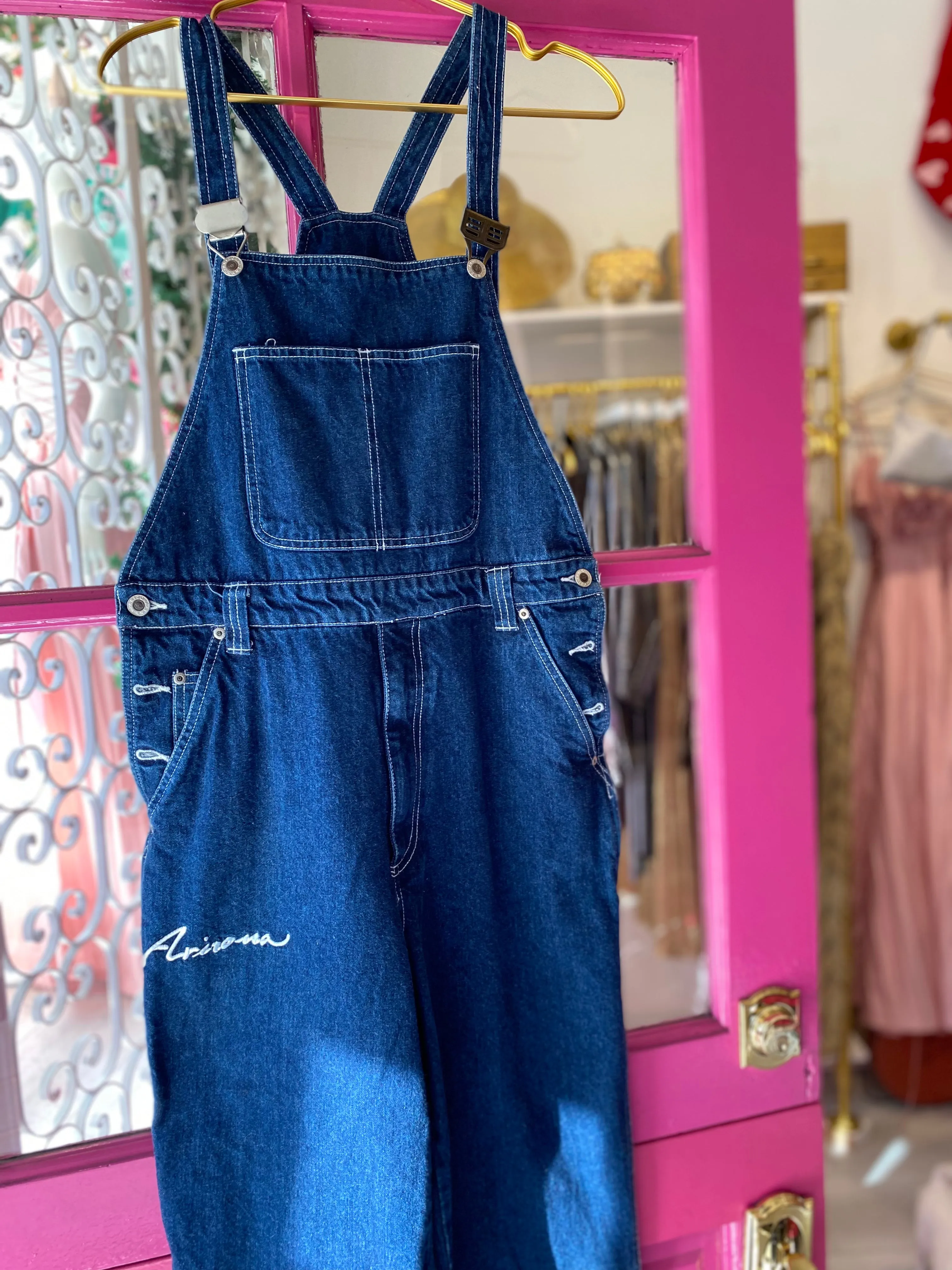 Arizona Embroidered Overalls