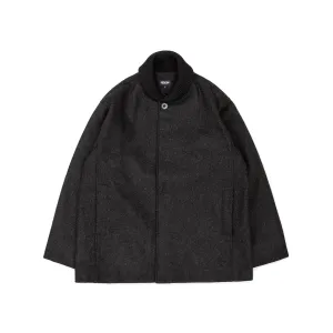 Atlas Lined Wool Jacket - Charcoal