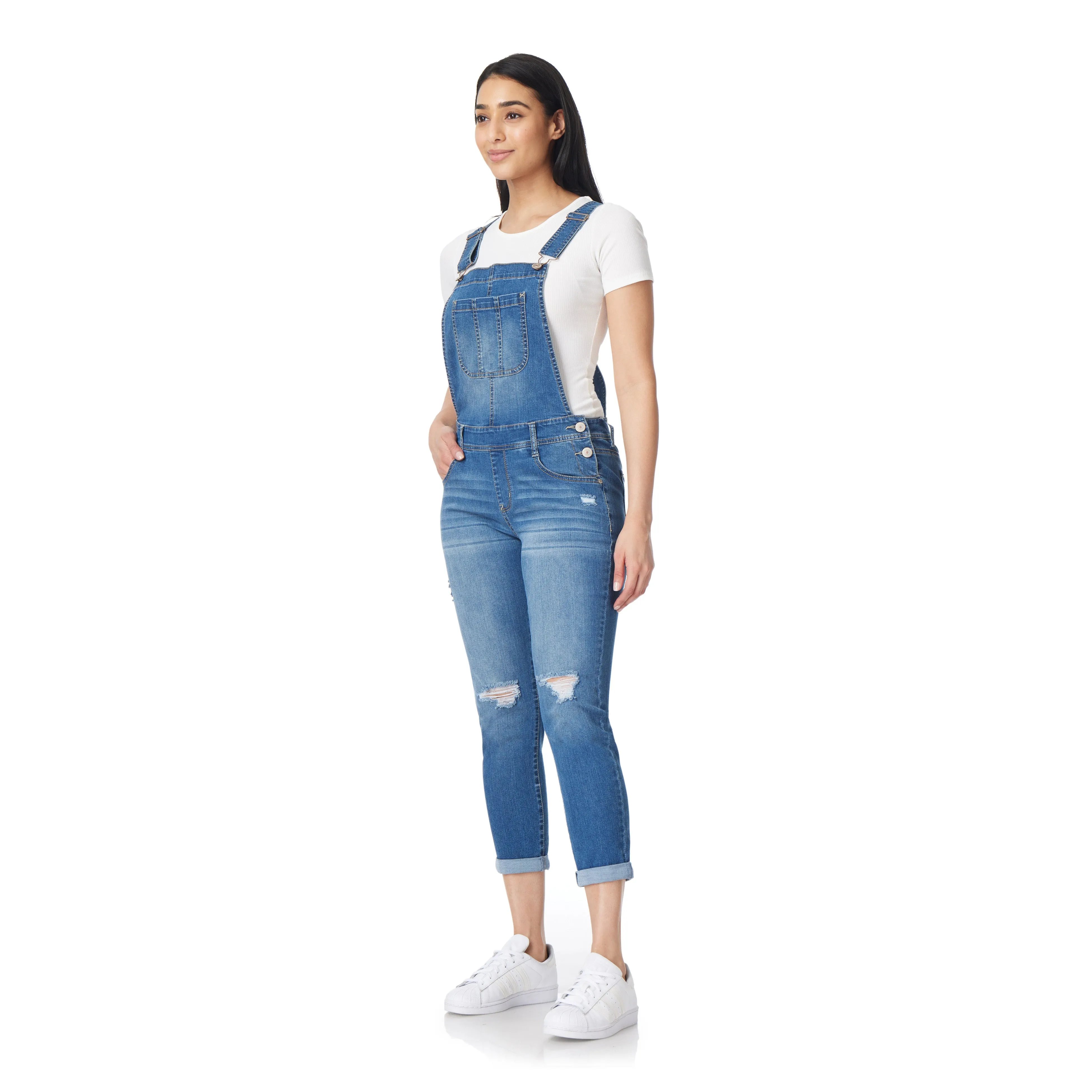 Basic Mid Rise Overalls