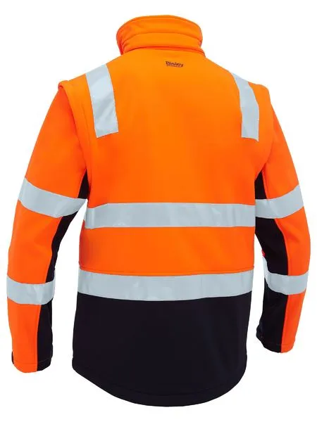 Bisley Taped Two Tone Hi Vis 3 in 1 Soft Shell Jacket (BJ6078T)