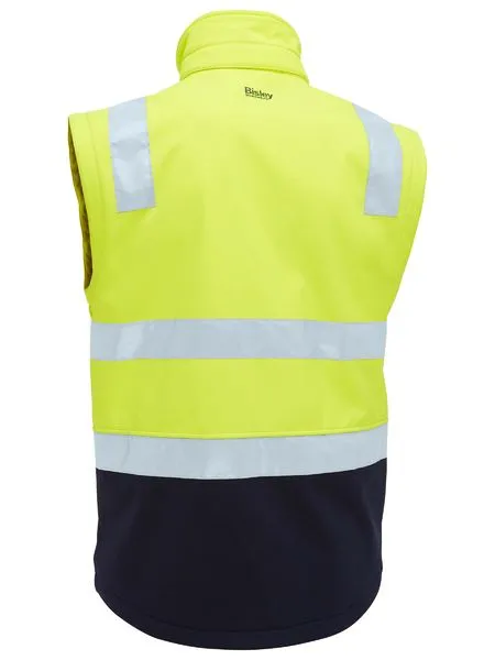 Bisley Taped Two Tone Hi Vis 3 in 1 Soft Shell Jacket (BJ6078T)