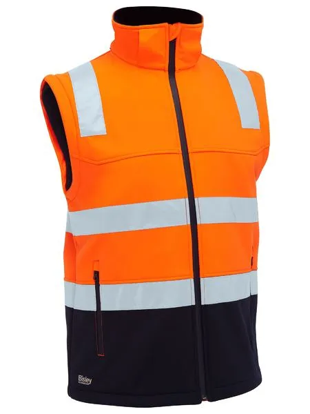 Bisley Taped Two Tone Hi Vis 3 in 1 Soft Shell Jacket (BJ6078T)