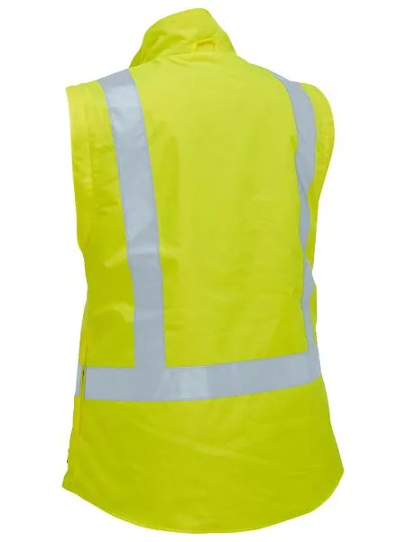 Bisley Womens Taped Hi Vis 5 in 1 Rain Jacket (BKL6975)