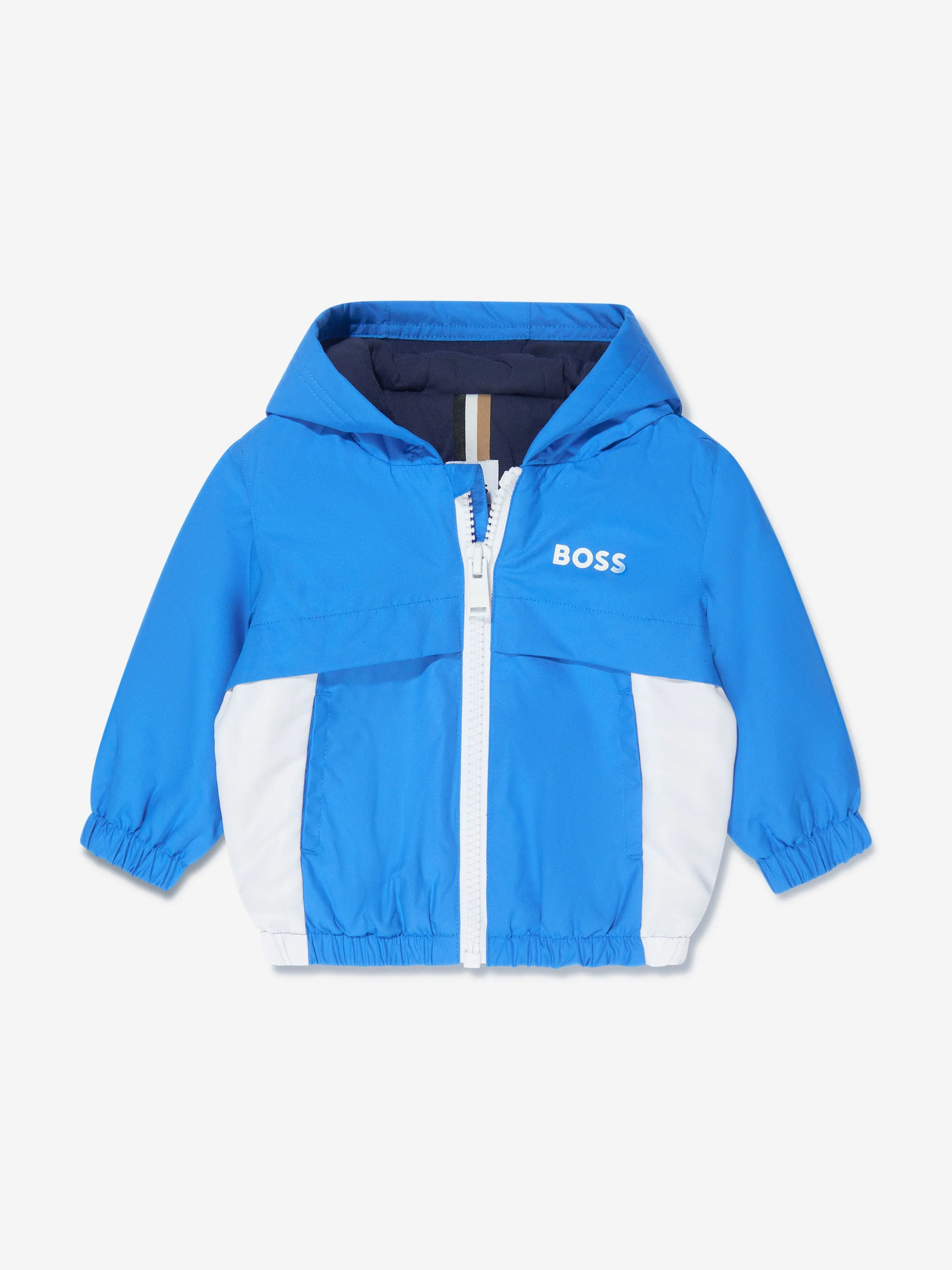 BOSS Baby Boys Hooded Windbreaker in Blue