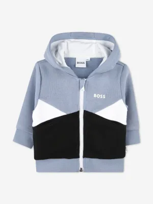 BOSS Baby Boys Zip Up Top in Grey