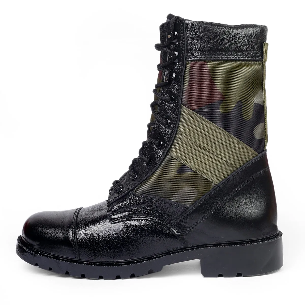 BXXY Men's Pure Leather Army Boot