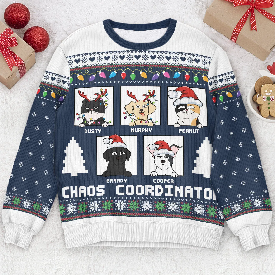 Chaos Coordinator - Personalized Ugly Sweater