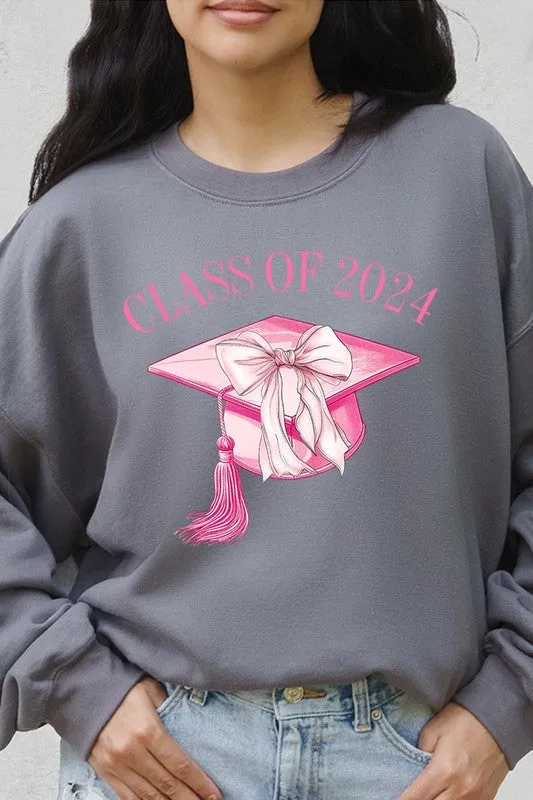 Coquette Class of 2024 Graphic Fleece Sweatshirts