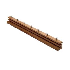 Cutter Coat Rack 100 Teak/Stainless