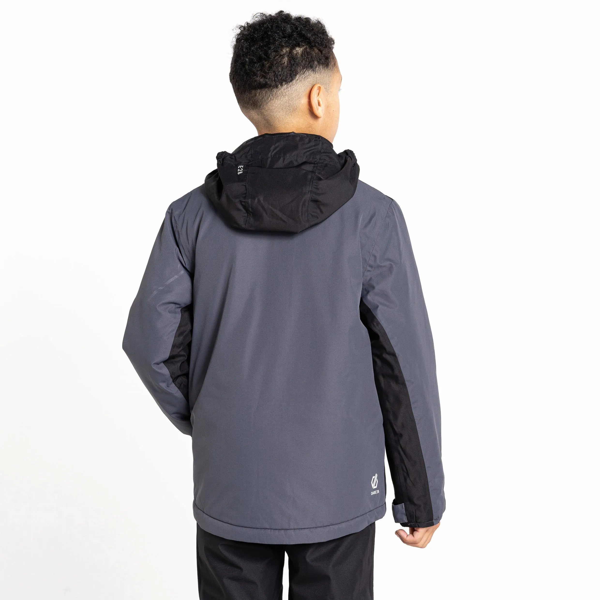 Dare2B Kids' Impose III Ski Jacket | Ebony Grey Black