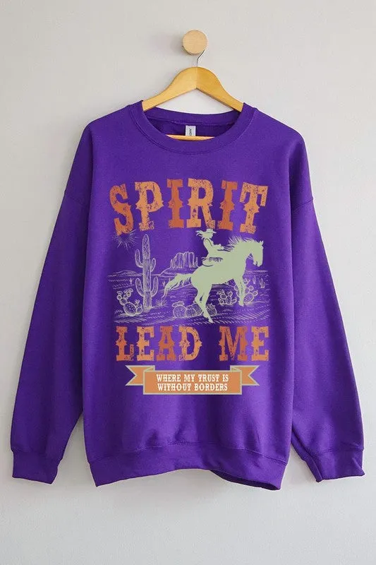 Desert Worship Spirit Graphic Fleece Sweatshirts