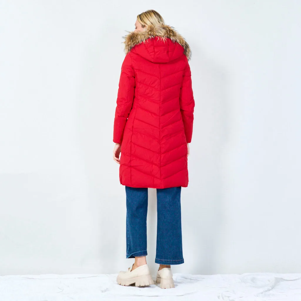 Elegant padded winter coat wholesale