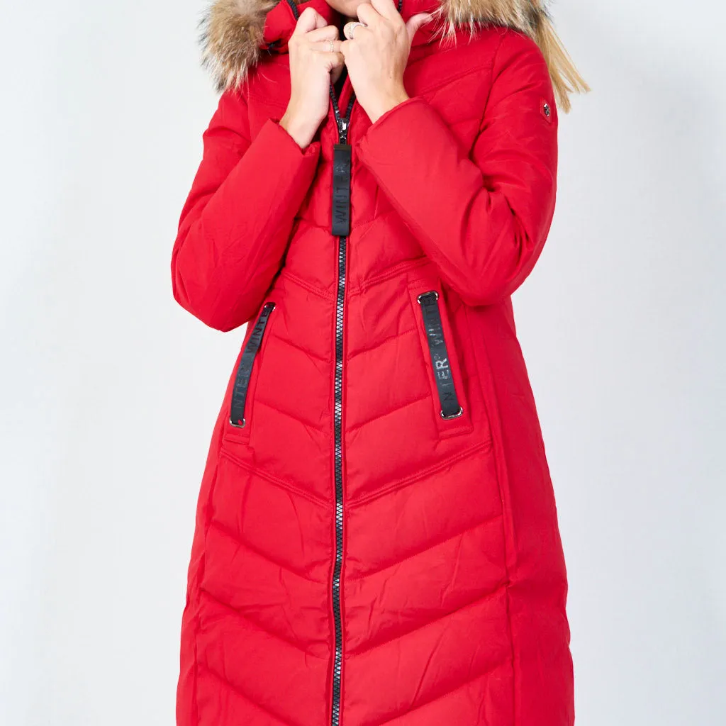 Elegant padded winter coat wholesale