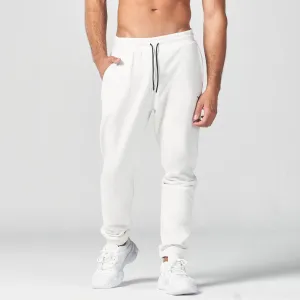 Essential Jogger Pants Black Edition - Pearl White