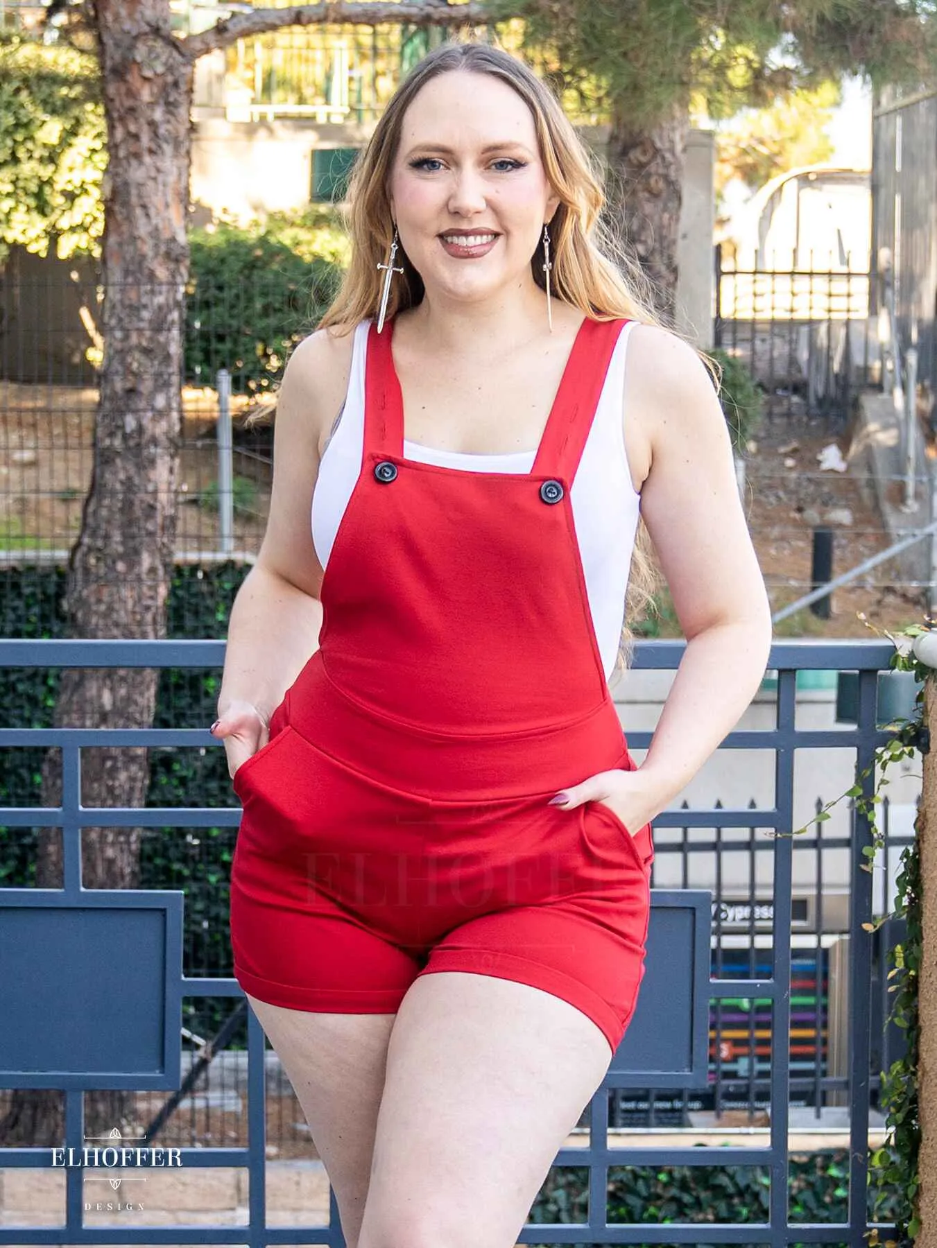 Essential Taurus Overalls - Cherry Ponte