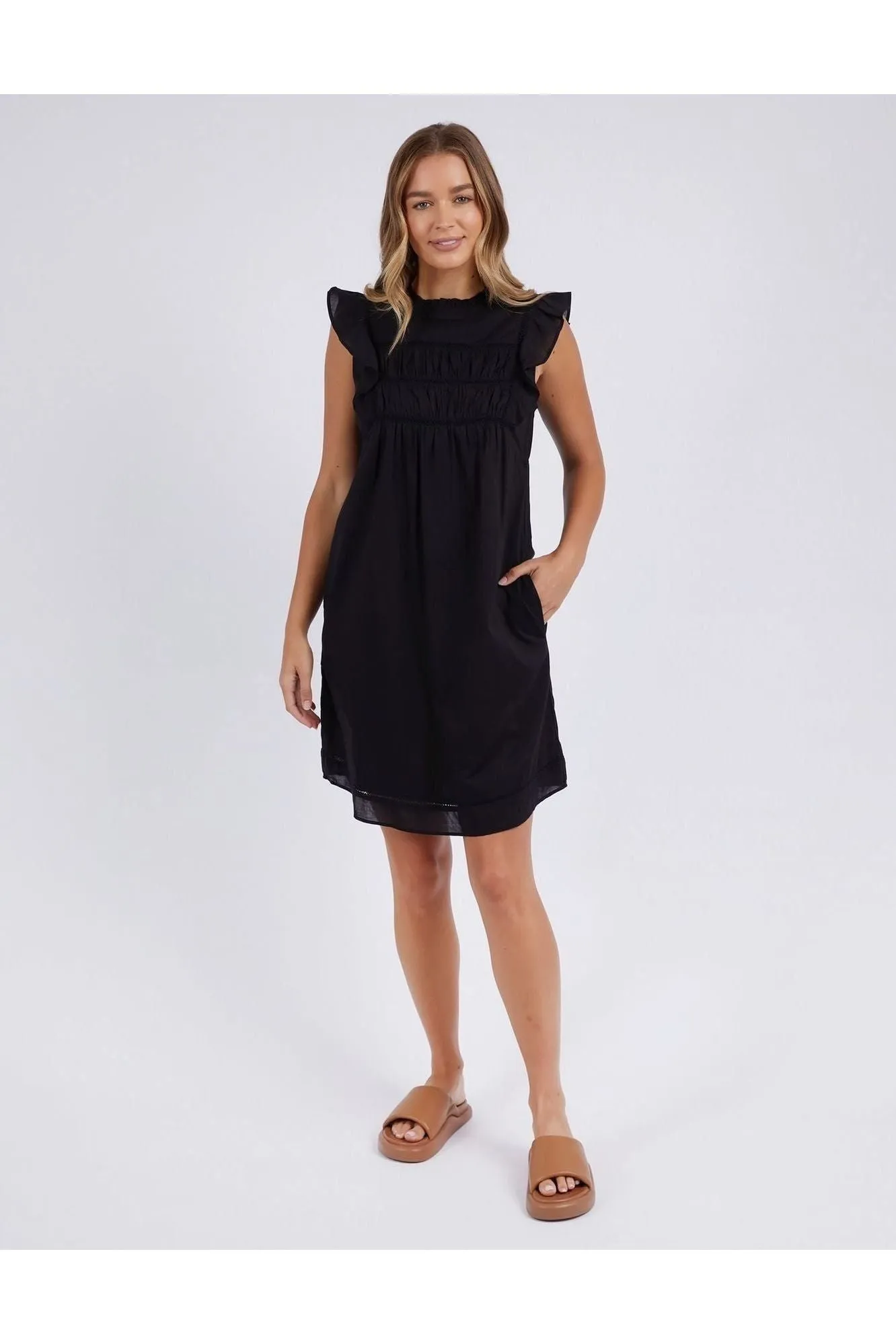 FOXWOOD FREYA DRESS - BLACK