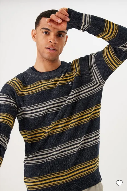 Garcia Sweater Crew Neck, Dark Moon