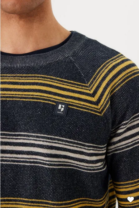 Garcia Sweater Crew Neck, Dark Moon