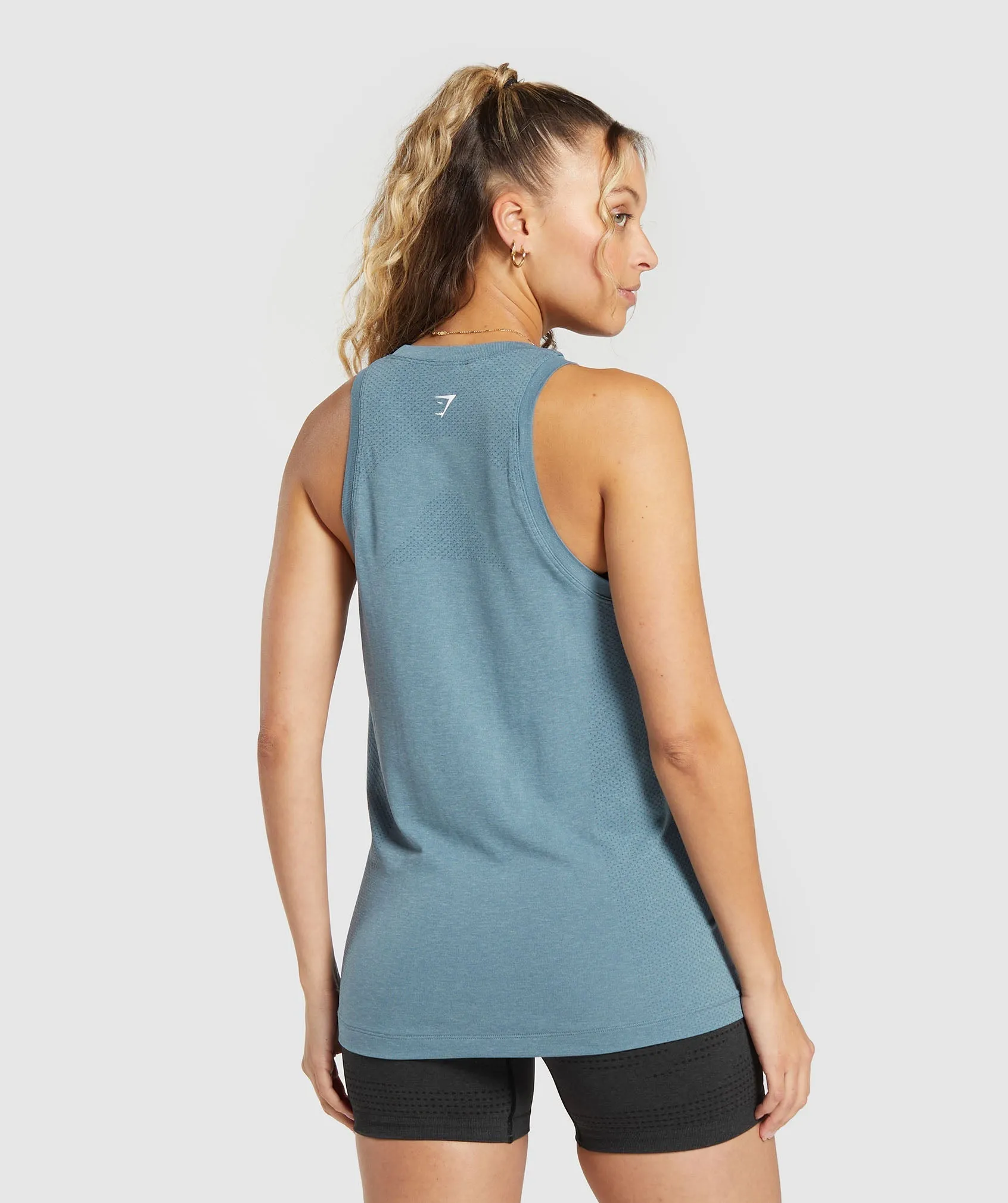 Gymshark Vital Seamless 2.0 Light Tank - Faded Blue Marl