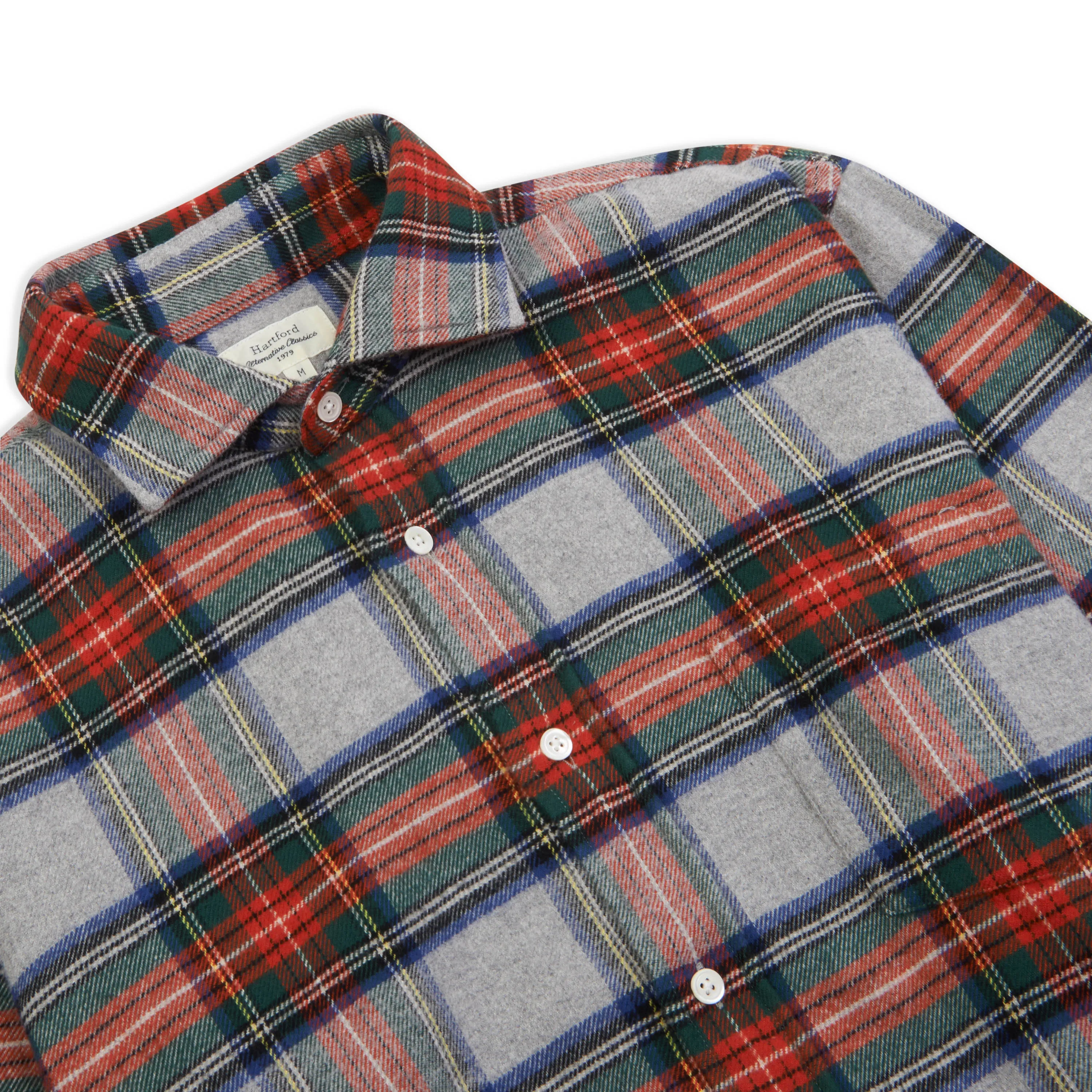 Hartford Paul Shirt - Grey Tartan