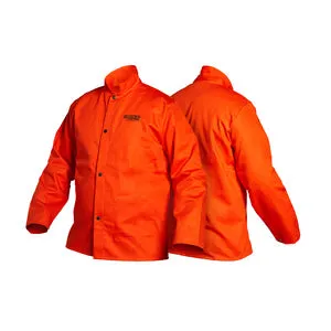 Lincoln K4688 Safety Orange Bright FR Cloth Welding Jacket (1 Jacket)