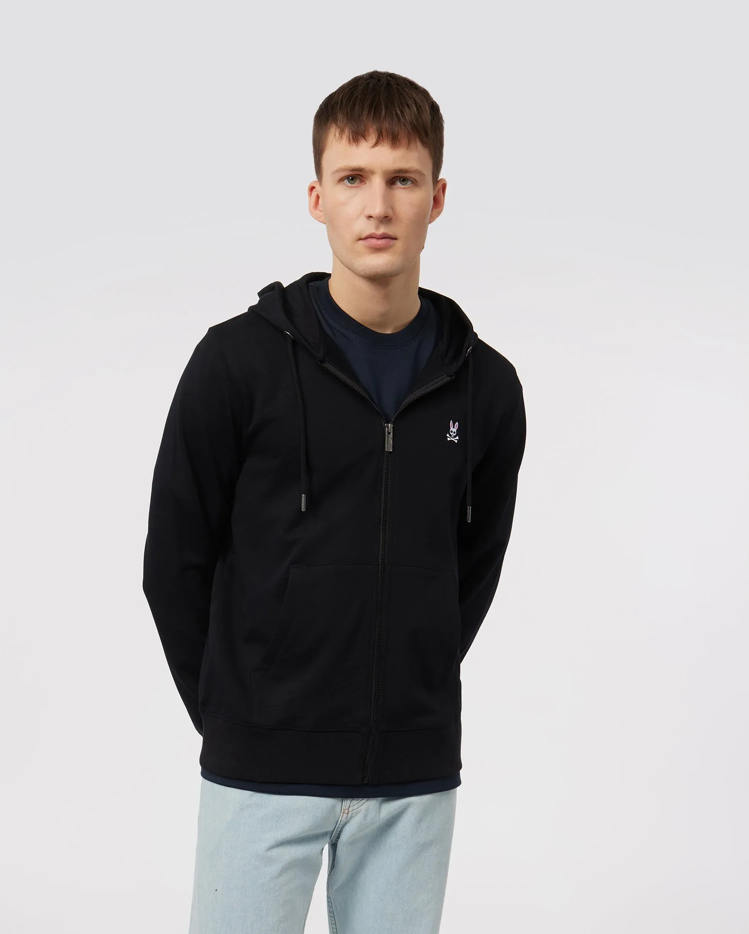 MENS CLASSIC FRENCH TERRY ZIP HOODIE - B6H826ARFT