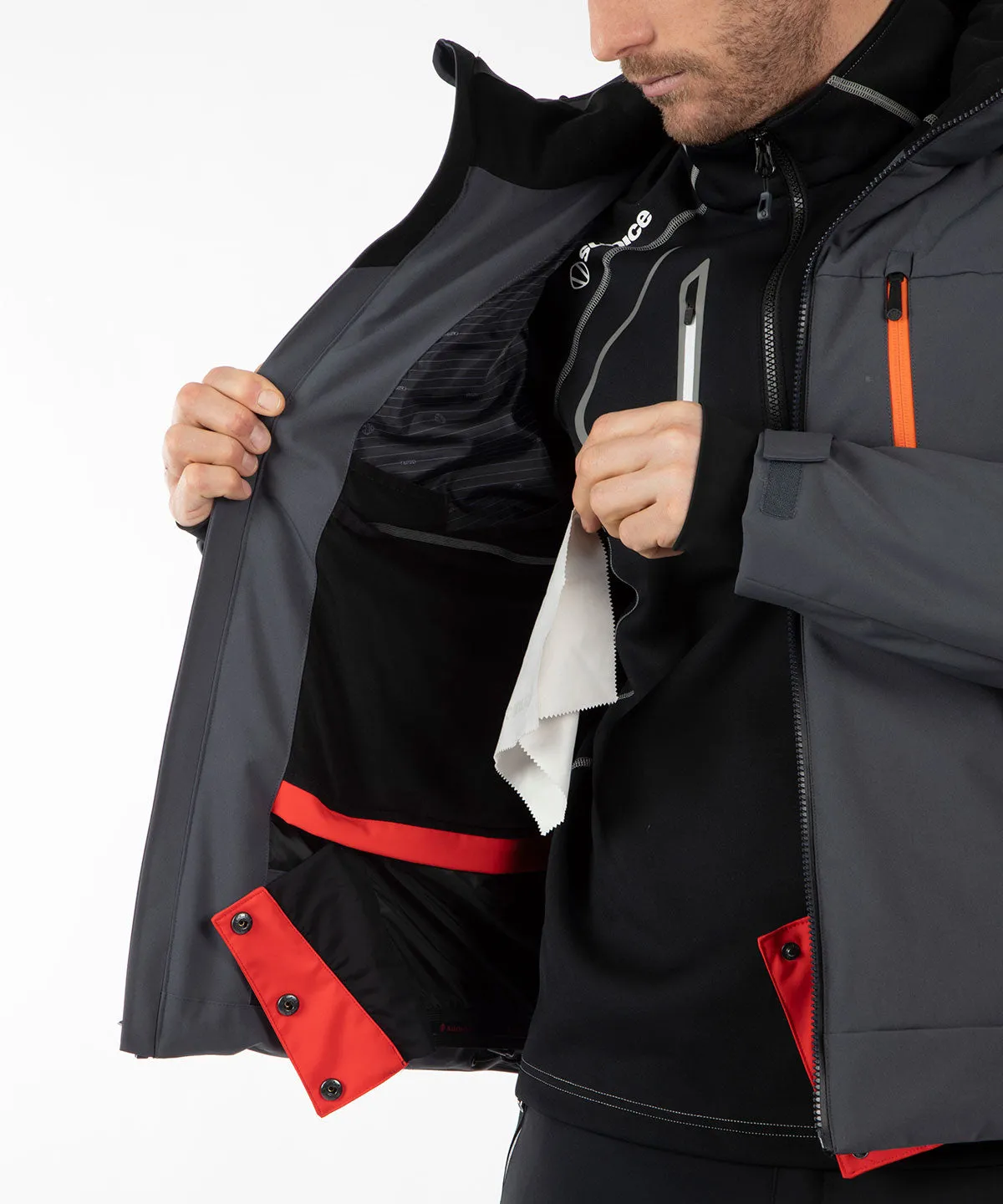 Men's Paul Waterproof Stretch Jacket with Removable Hood