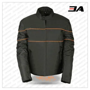 Mens Textile Motorcycle Jacket Vented