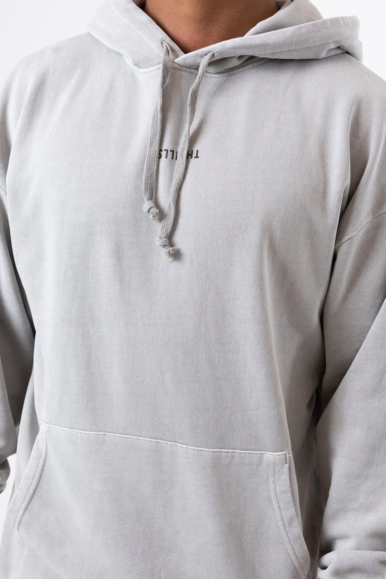 Minimal Thrills Slouch Pull On Hood Oyster Grey