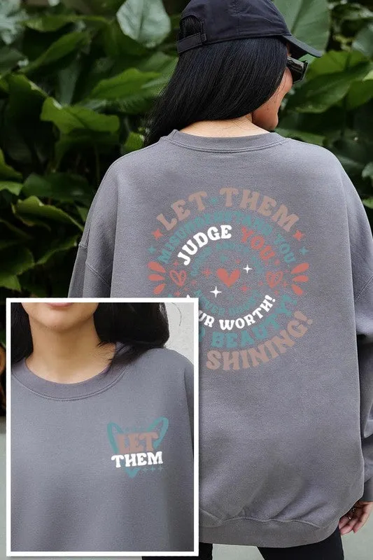 Never Doubt Gossip Graphic Fleece Sweatshirts