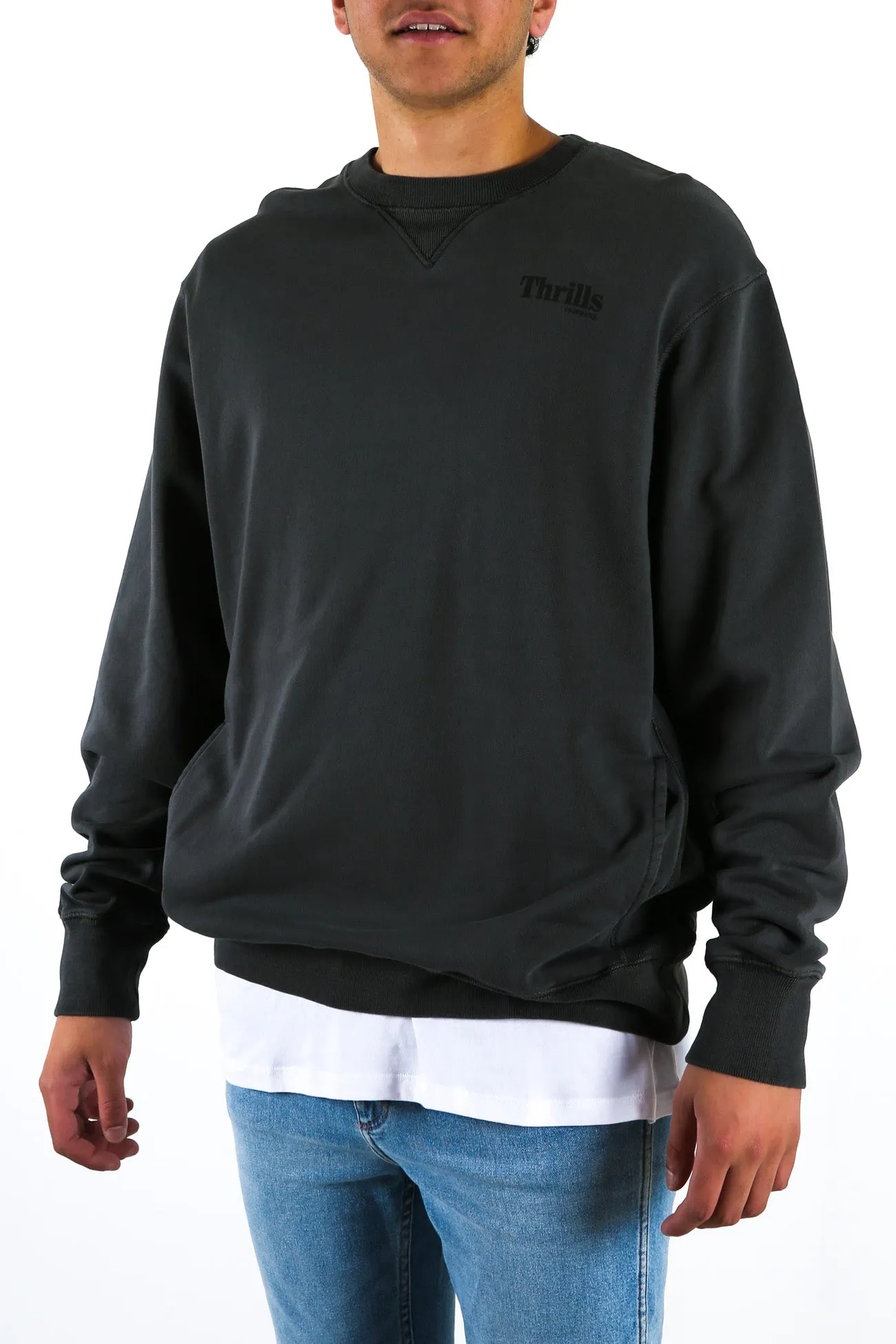 OPS Oversized Crew Merch Black