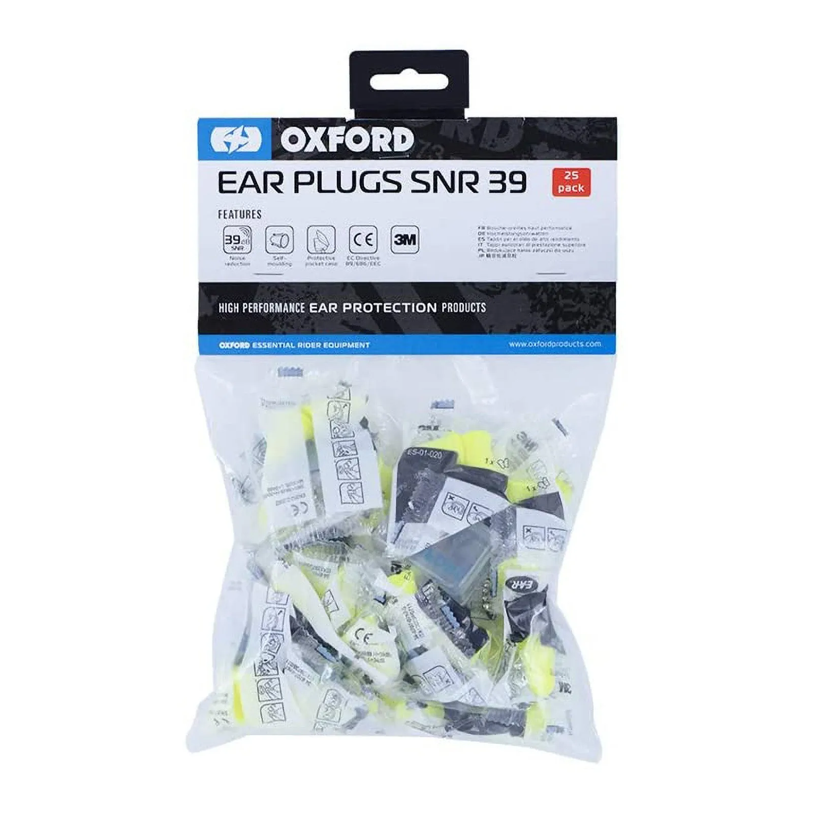 OXFORD 3M EARSOFT FX SNR39 EAR PLUGS 25 PR (NEW)