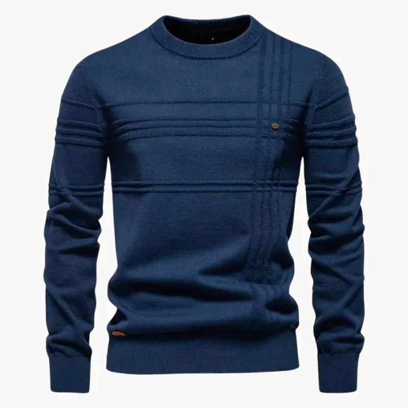 PAUL | MENS PULLOVER WITH DIAMOND PATTERN