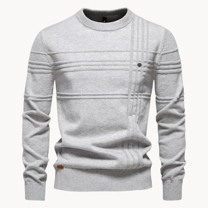 PAUL | MENS PULLOVER WITH DIAMOND PATTERN