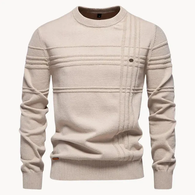 PAUL | MENS PULLOVER WITH DIAMOND PATTERN