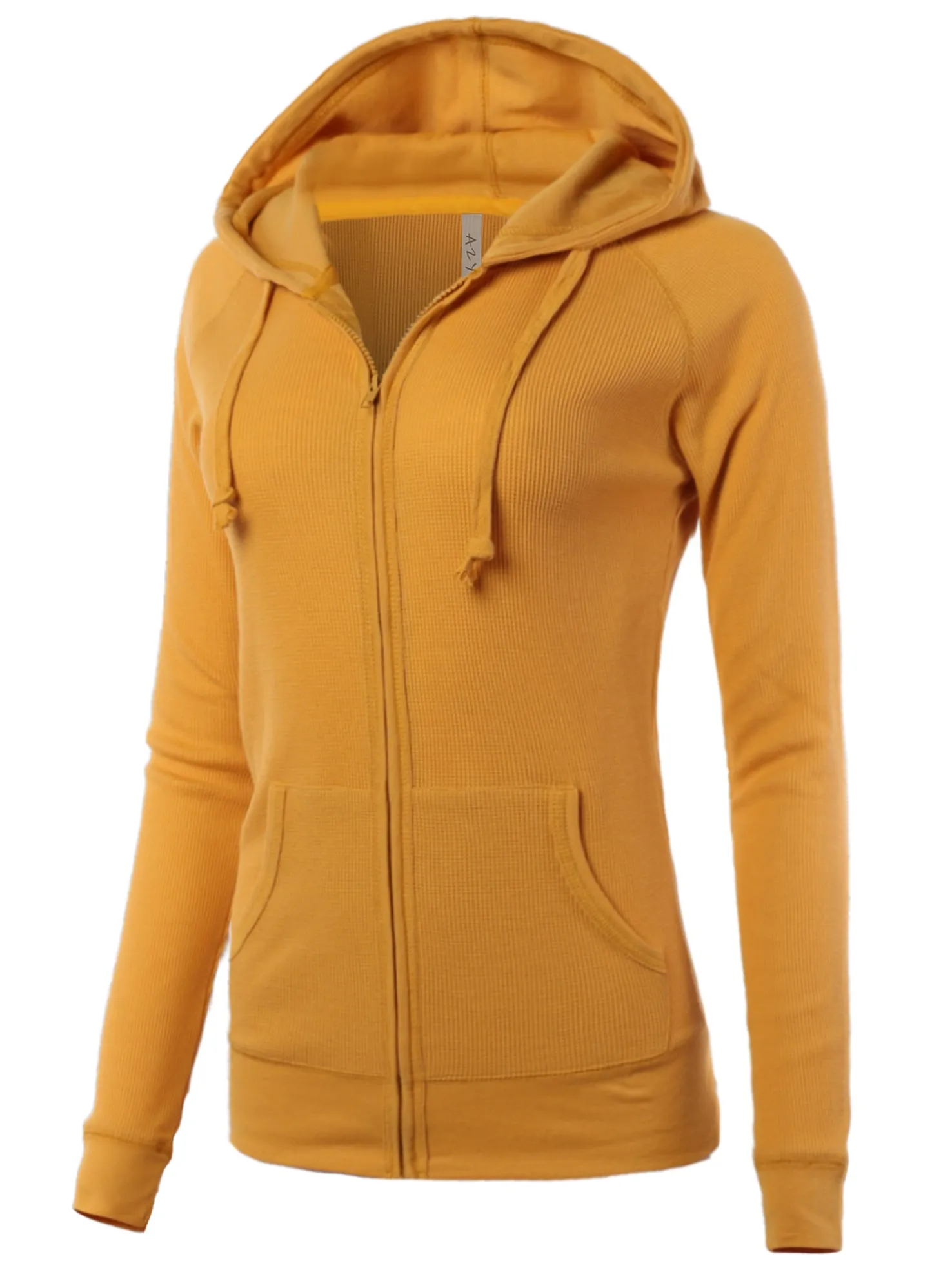 Plus Size Casual Fitted Lightweight Pocket Zip Up Hoodie