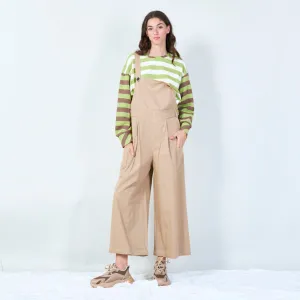 Relaxed fit overalls with front pockets wholesale