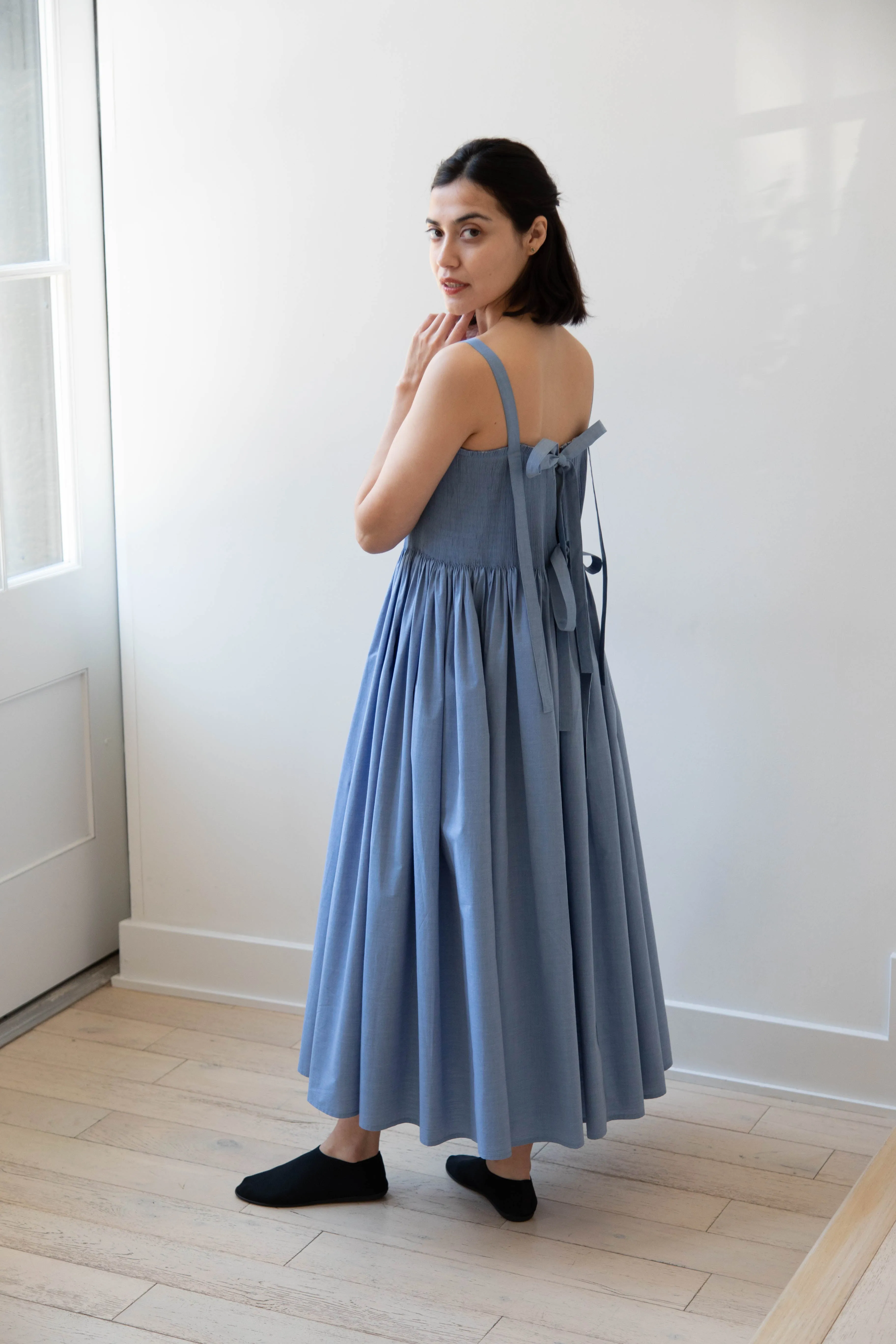 Renata Brenha | Gal Dress in Blue Cotton