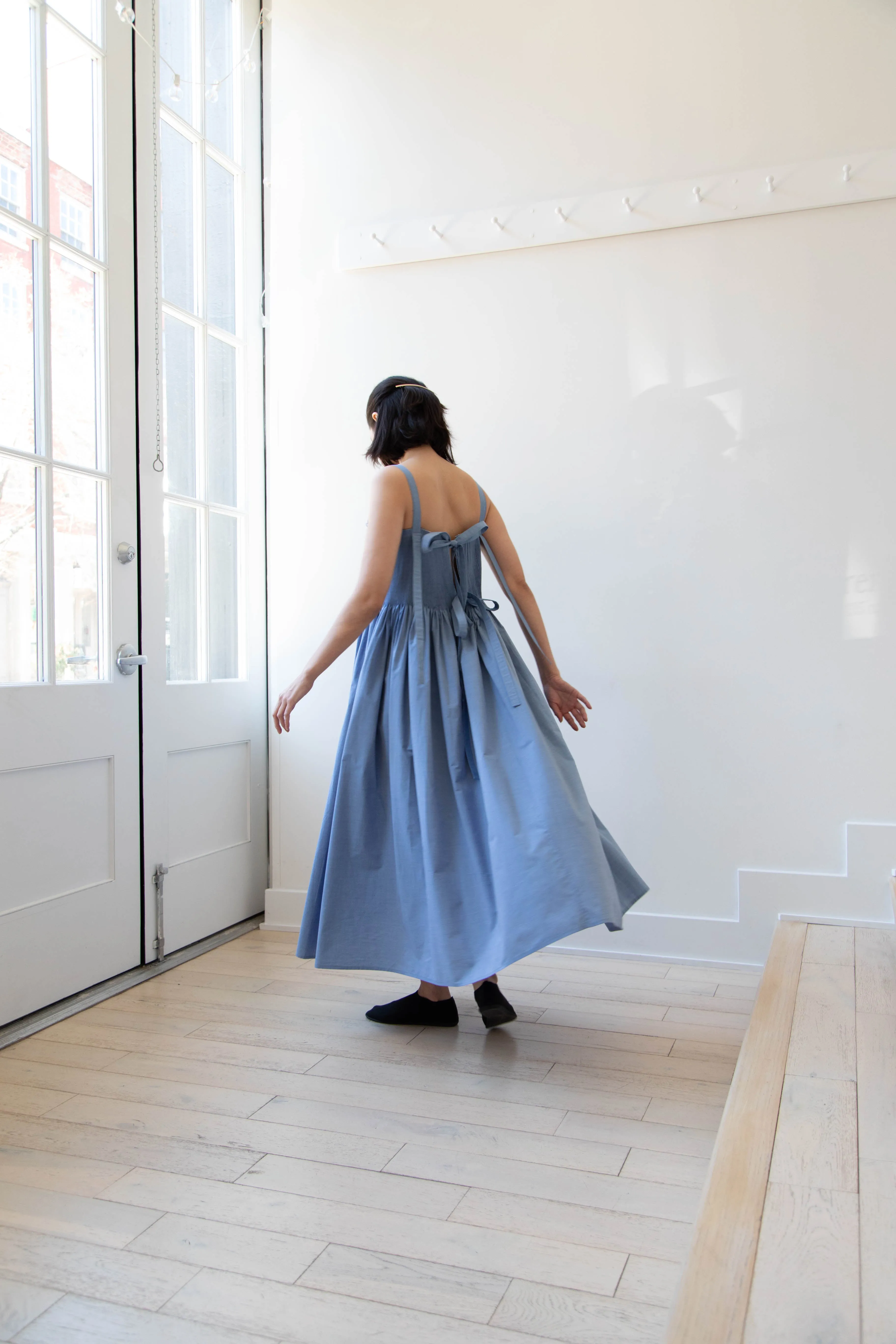 Renata Brenha | Gal Dress in Blue Cotton