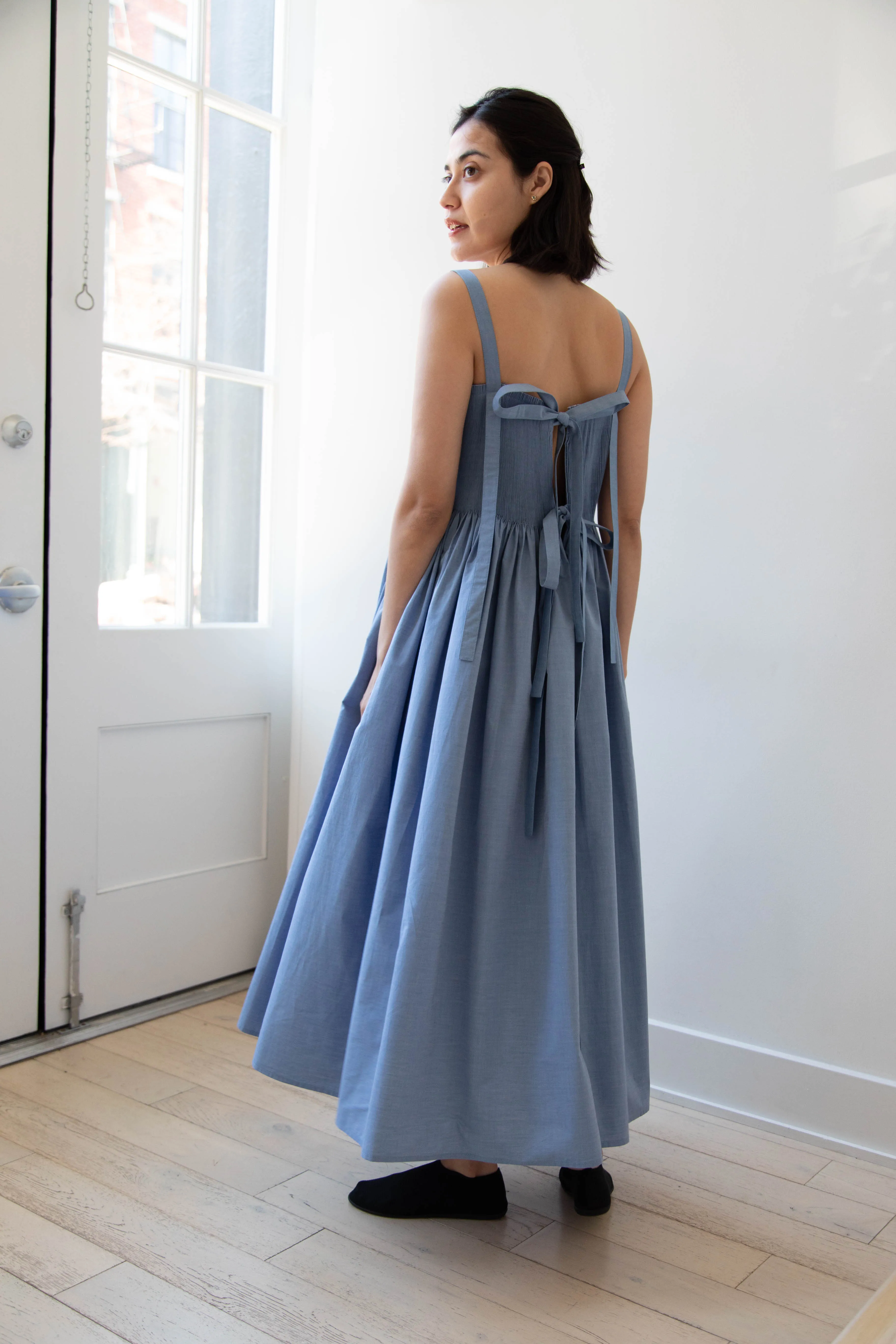 Renata Brenha | Gal Dress in Blue Cotton