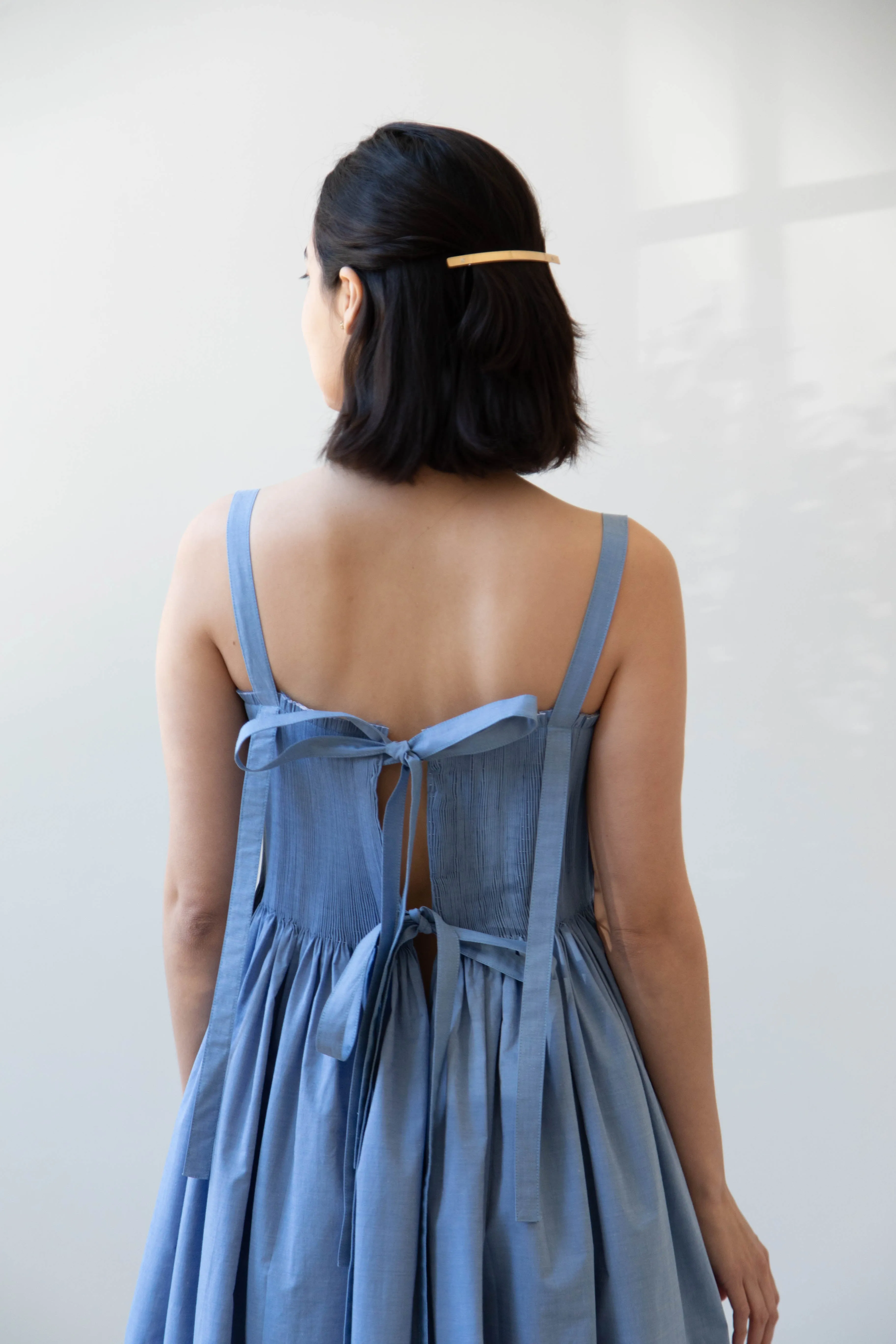 Renata Brenha | Gal Dress in Blue Cotton