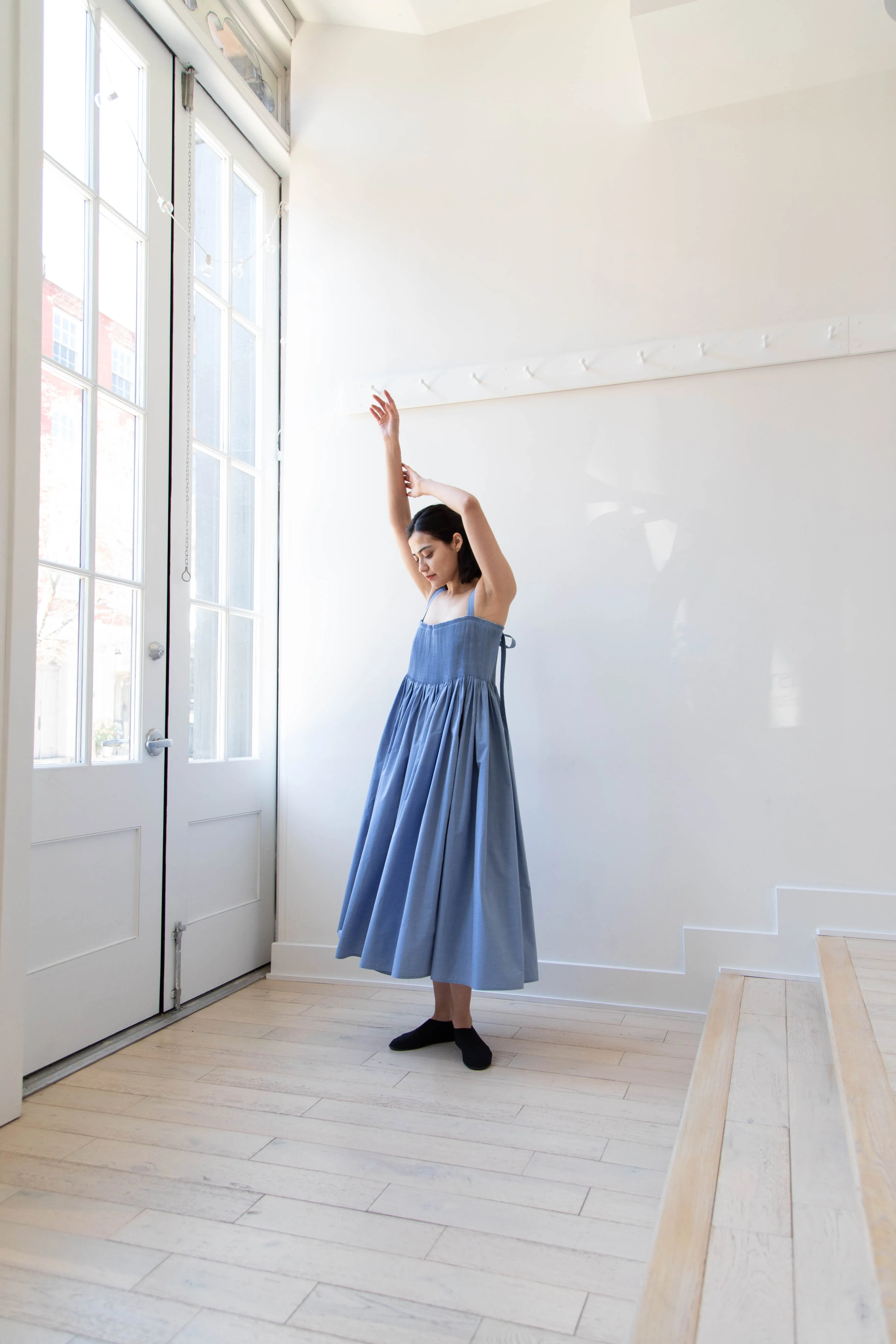 Renata Brenha | Gal Dress in Blue Cotton