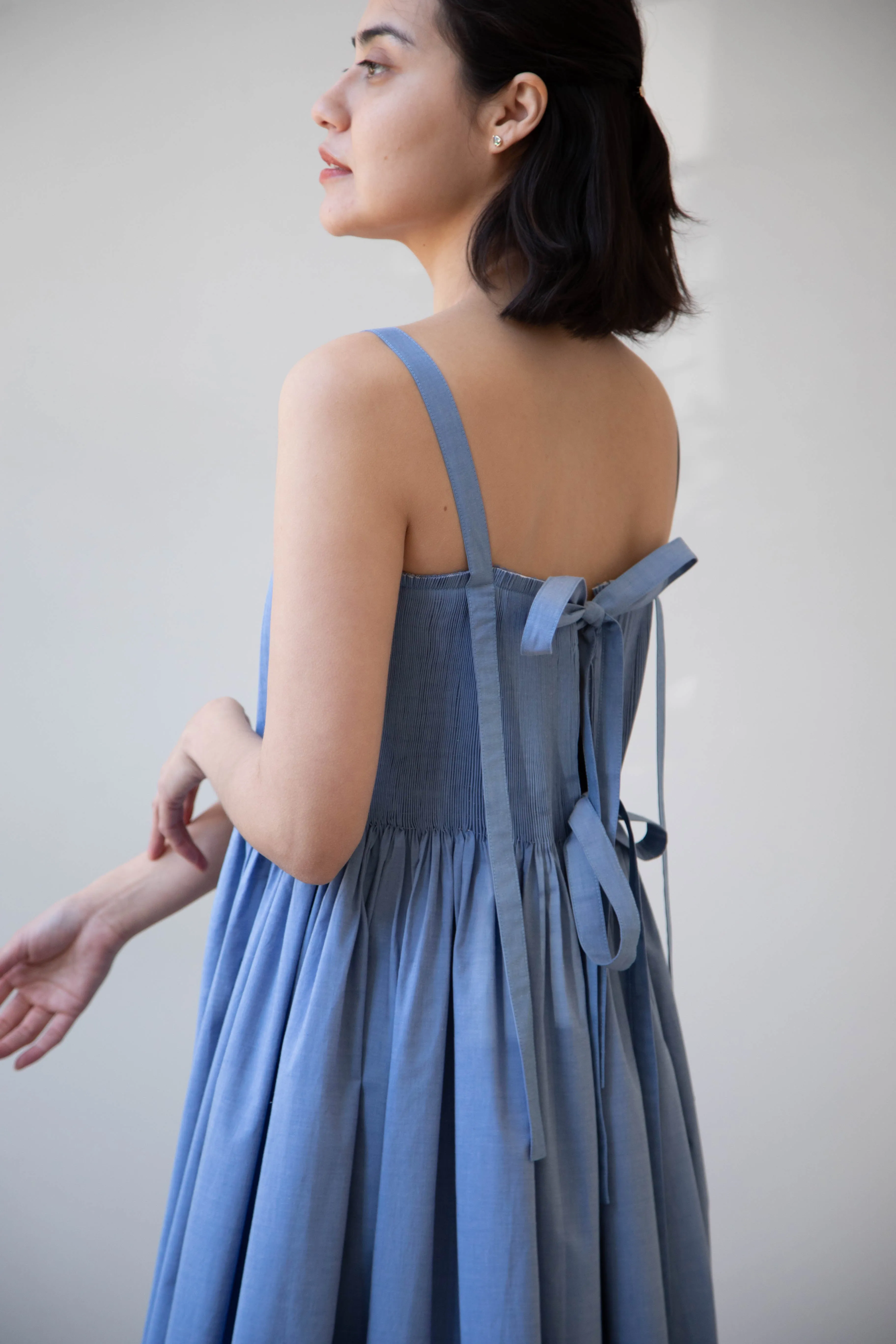 Renata Brenha | Gal Dress in Blue Cotton