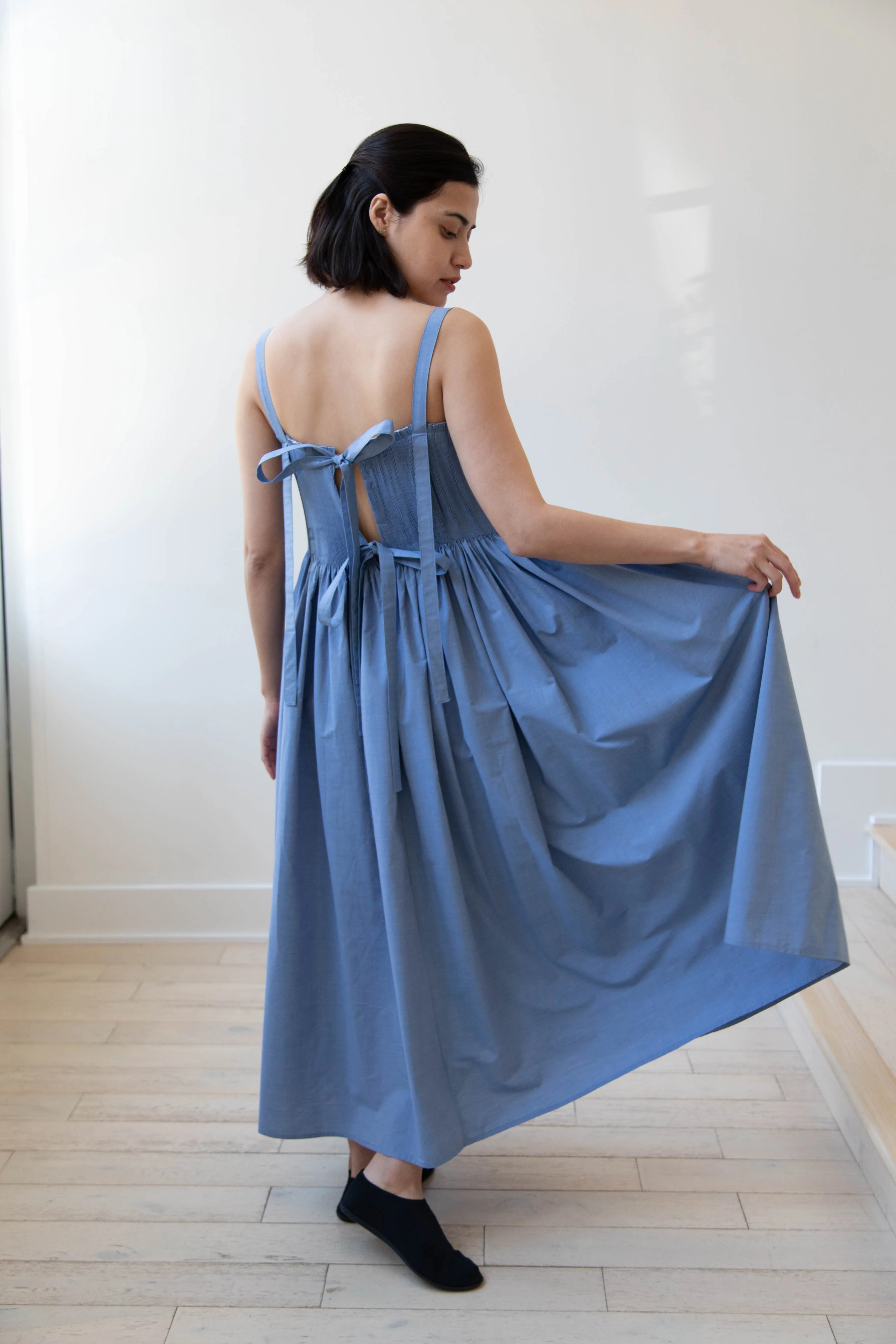 Renata Brenha | Gal Dress in Blue Cotton