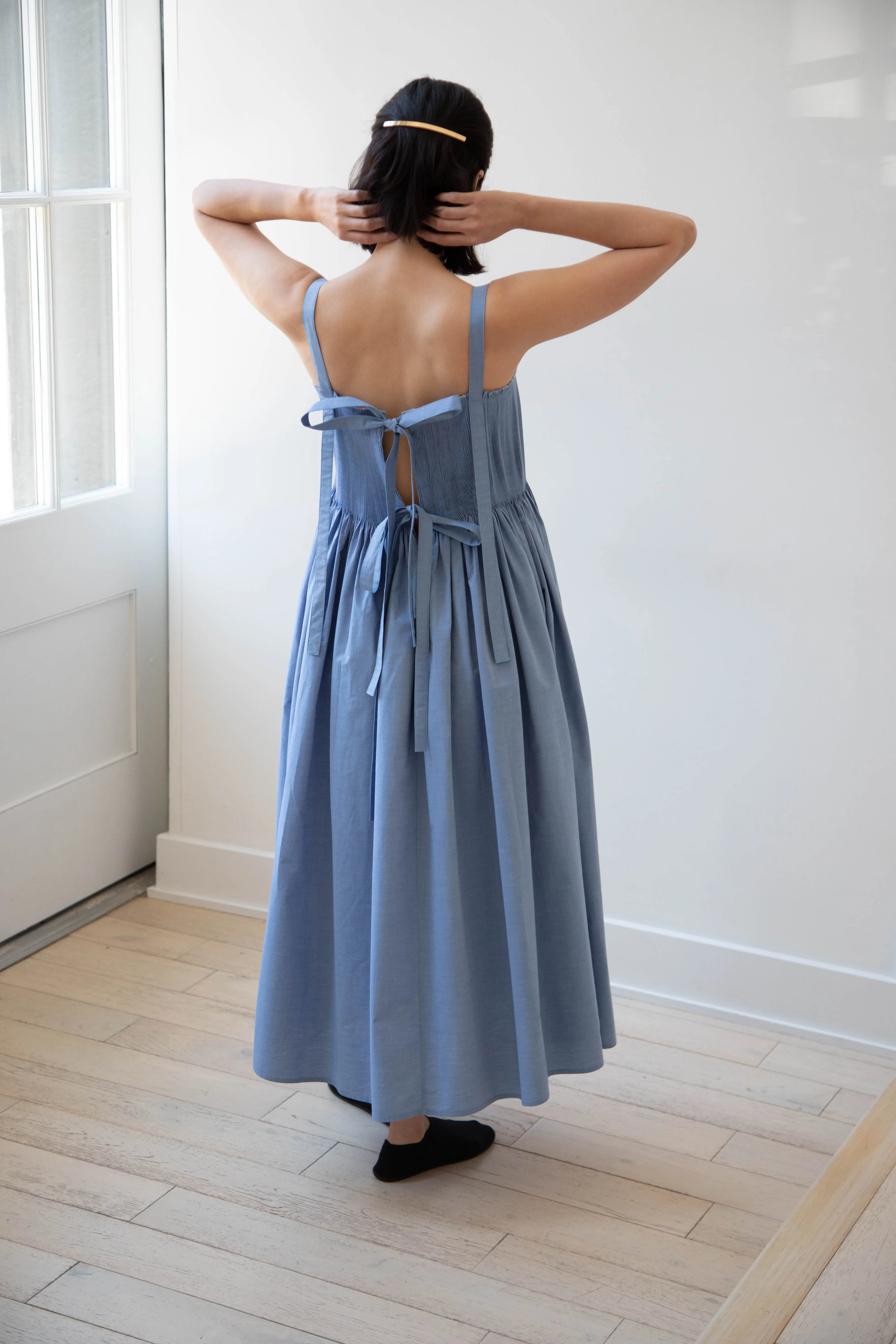 Renata Brenha | Gal Dress in Blue Cotton