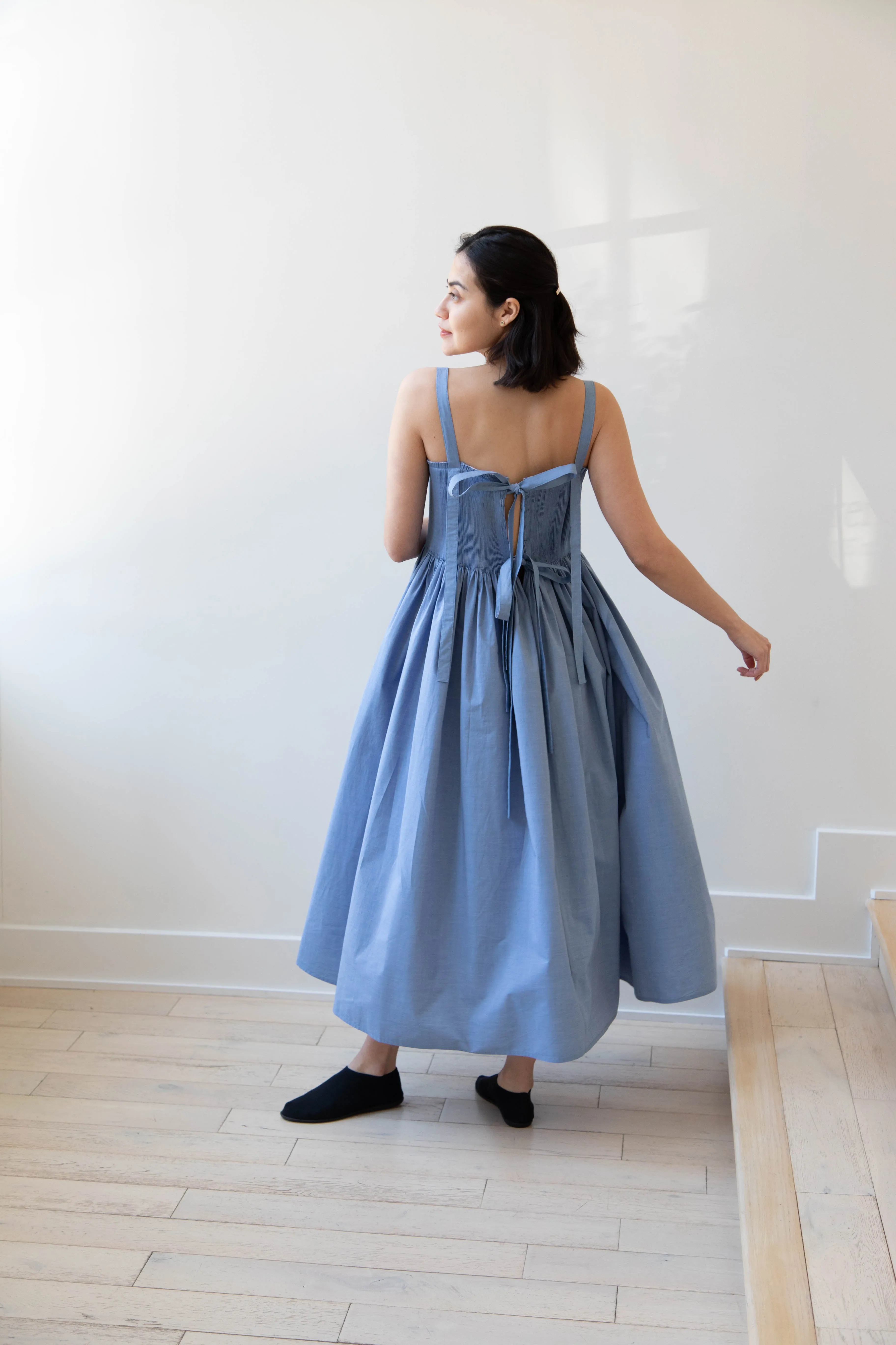 Renata Brenha | Gal Dress in Blue Cotton