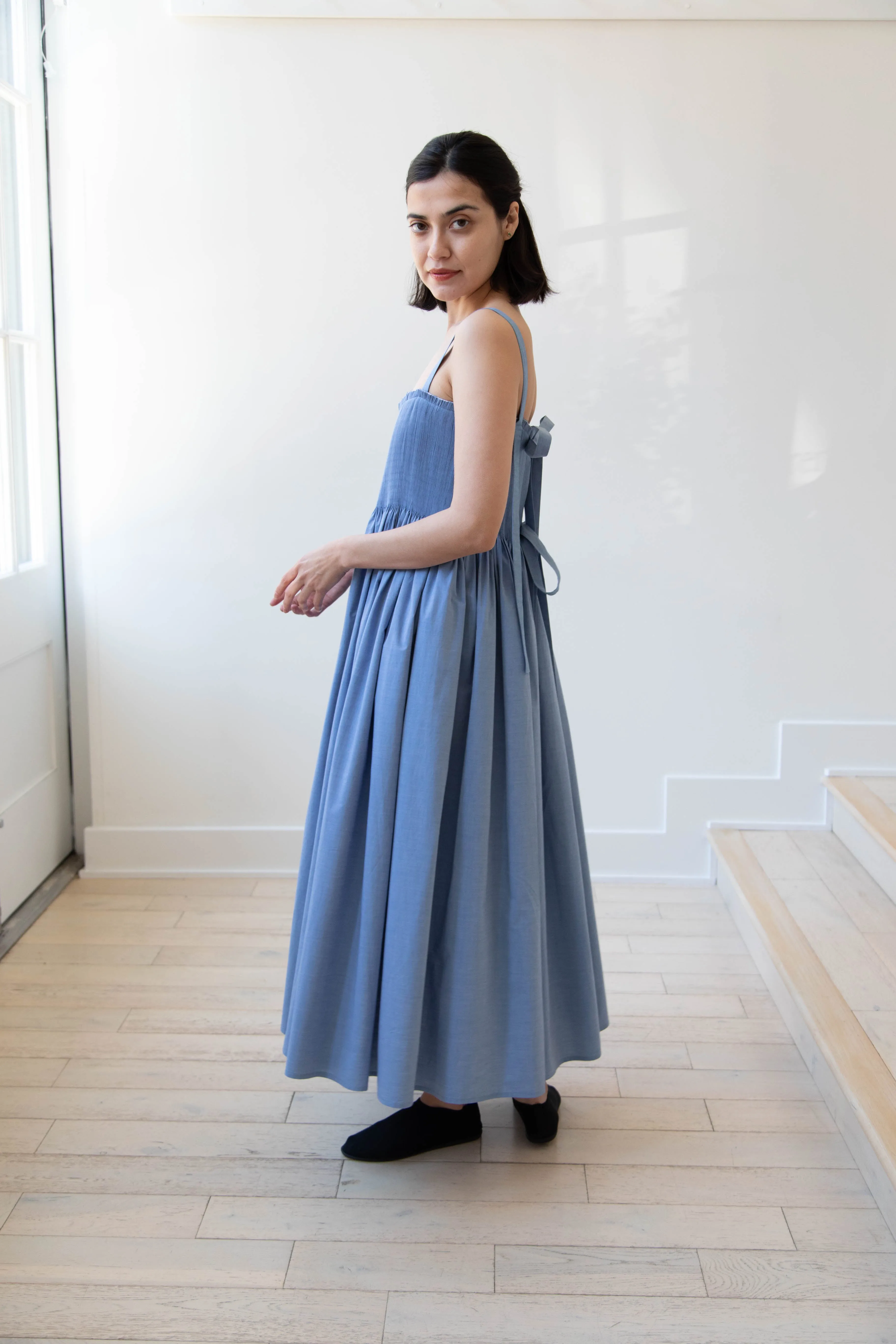 Renata Brenha | Gal Dress in Blue Cotton