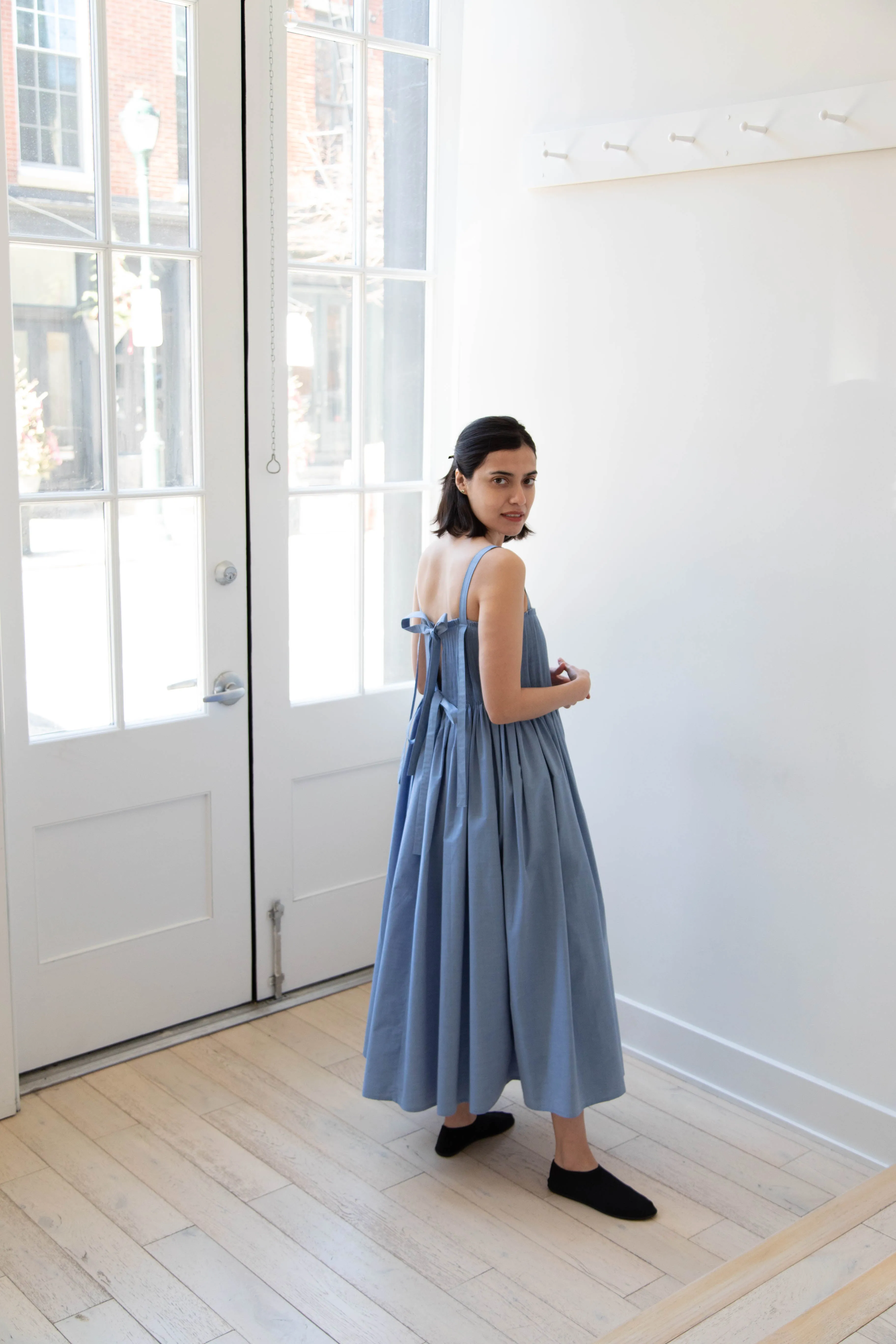 Renata Brenha | Gal Dress in Blue Cotton