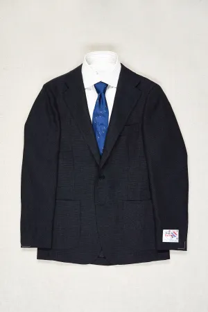 Ring Jacket 269F Dark Blue Balloon Wool Sport Coat